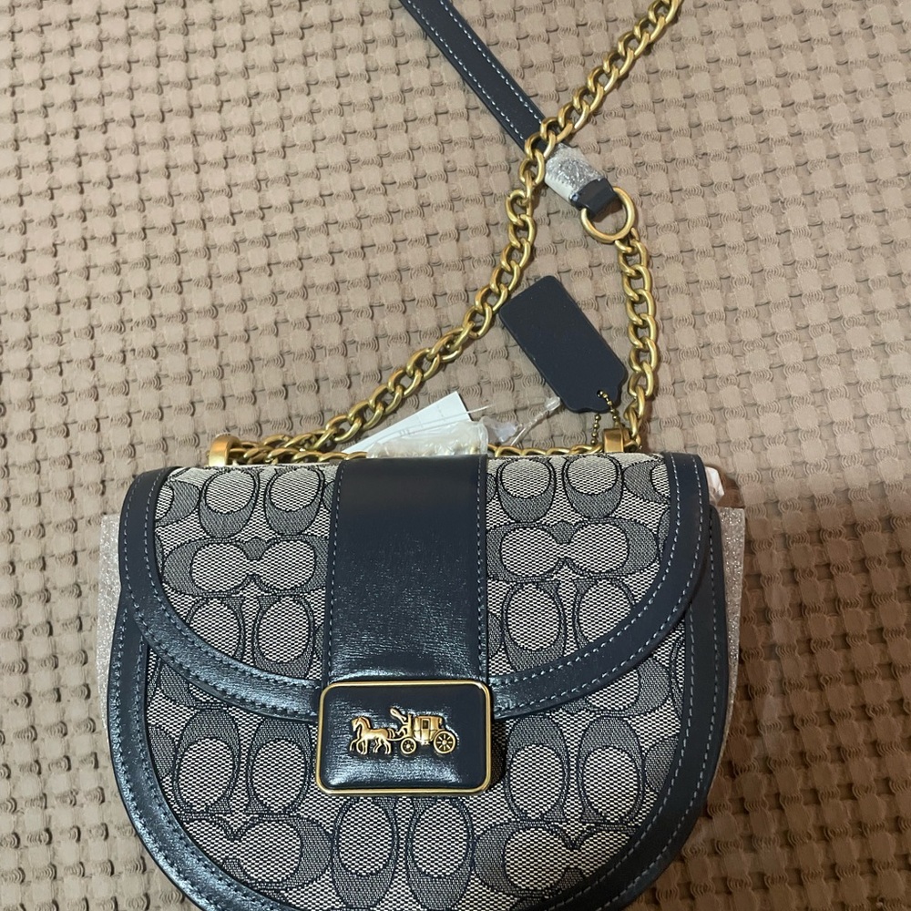 crossbody Coach Navy blue